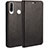 Handytasche Stand Schutzhülle Leder Hülle T01 für Huawei P30 Lite New Edition Schwarz