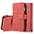 Handytasche Stand Schutzhülle Leder Hülle T02 für Apple iPhone 8 Plus Rot