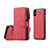 Handytasche Stand Schutzhülle Leder Hülle T02 für Apple iPhone Xs Rot