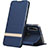 Handytasche Stand Schutzhülle Leder Hülle T03 für Huawei Honor 20 Lite Blau