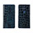 Handytasche Stand Schutzhülle Leder Hülle T04 für Huawei Mate 20 Lite Blau