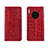 Handytasche Stand Schutzhülle Leder Hülle T06 für Huawei Mate 30 Pro Rot