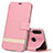 Handytasche Stand Schutzhülle Leder Hülle T07 für Huawei P30 Lite New Edition Rosa