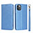 Handytasche Stand Schutzhülle Leder Hülle T10 für Apple iPhone 11 Pro Max Blau