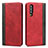 Handytasche Stand Schutzhülle Leder Hülle T10 für Huawei P30 Rot