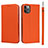 Handytasche Stand Schutzhülle Leder Hülle T11 für Apple iPhone 11 Pro Max Orange