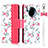 Handytasche Stand Schutzhülle Leder Hülle T15 für Huawei Mate 30 5G Rot
