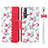 Handytasche Stand Schutzhülle Leder Hülle T16 für Huawei Nova 5T Rot