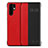 Handytasche Stand Schutzhülle Leder Hülle T16 für Huawei P30 Pro Rot