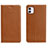 Handytasche Stand Schutzhülle Leder Hülle T17 für Apple iPhone 11 Orange
