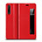 Handytasche Stand Schutzhülle Leder Hülle T17 für Huawei P20 Pro Rot