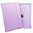 Handytasche Stand Schutzhülle Leder L01 für Apple iPad 3 Violett