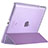 Handytasche Stand Schutzhülle Leder L01 für Apple iPad 3 Violett
