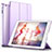 Handytasche Stand Schutzhülle Leder L01 für Apple iPad 4 Violett