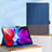 Handytasche Stand Schutzhülle Leder L01 für Apple iPad Pro 11 (2022) Blau