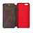 Handytasche Stand Schutzhülle Leder L01 für Apple iPhone 6S Plus Braun