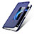 Handytasche Stand Schutzhülle Leder L01 für Huawei Ascend P7 Blau