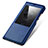 Handytasche Stand Schutzhülle Leder L01 für Huawei G7 Plus Blau