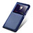 Handytasche Stand Schutzhülle Leder L01 für Huawei Honor 6X Blau