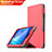 Handytasche Stand Schutzhülle Leder L01 für Huawei MediaPad T3 8.0 KOB-W09 KOB-L09 Rot