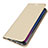 Handytasche Stand Schutzhülle Leder L01 für Samsung Galaxy A6s Gold