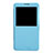 Handytasche Stand Schutzhülle Leder L01 für Samsung Galaxy Note 3 N9000 Blau