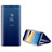Handytasche Stand Schutzhülle Leder L01 für Samsung Galaxy Note 8 Duos N950F Blau