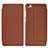 Handytasche Stand Schutzhülle Leder L01 für Xiaomi Mi Note Braun