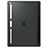 Handytasche Stand Schutzhülle Leder L02 für Apple iPad Pro 12.9 Schwarz