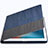 Handytasche Stand Schutzhülle Leder L02 für Apple New iPad 9.7 (2017) Blau