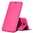 Handytasche Stand Schutzhülle Leder L02 für Huawei Mate 10 Pink