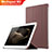 Handytasche Stand Schutzhülle Leder L02 für Huawei MediaPad M2 10.0 M2-A01 M2-A01W M2-A01L Braun