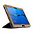Handytasche Stand Schutzhülle Leder L02 für Huawei MediaPad M3 Lite 10.1 BAH-W09 Braun