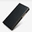 Handytasche Stand Schutzhülle Leder L02 für Huawei P7 Dual SIM Schwarz