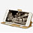 Handytasche Stand Schutzhülle Leder L02 für Samsung Galaxy J5 Prime G570F Gold