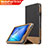 Handytasche Stand Schutzhülle Leder L03 für Huawei MediaPad T3 8.0 KOB-W09 KOB-L09 Schwarz