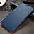 Handytasche Stand Schutzhülle Leder L04 für Samsung Galaxy Note 5 N9200 N920 N920F Blau