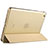 Handytasche Stand Schutzhülle Leder L06 für Apple iPad Mini 2 Gold