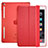 Handytasche Stand Schutzhülle Leder L06 für Apple iPad Mini 4 Rot