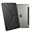 Handytasche Stand Schutzhülle Leder L08 für Apple New iPad 9.7 (2017) Schwarz