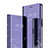 Handytasche Stand Schutzhülle Leder Rahmen Spiegel Tasche für Huawei Honor 9 Lite Violett
