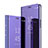 Handytasche Stand Schutzhülle Leder Rahmen Spiegel Tasche für Xiaomi Mi 8 Pro Global Version Violett