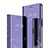 Handytasche Stand Schutzhülle Leder Rahmen Spiegel Tasche für Xiaomi Mi 9 Lite Violett