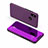 Handytasche Stand Schutzhülle Leder Rahmen Spiegel Tasche L02 für Xiaomi Mi Max 3 Violett