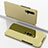 Handytasche Stand Schutzhülle Leder Rahmen Spiegel Tasche L03 für Huawei Nova 5 Gold