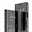 Handytasche Stand Schutzhülle Leder Rahmen Spiegel Tasche L04 für Huawei Mate 20 Pro Schwarz