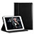 Handytasche Stand Schutzhülle Leder U01 für Apple iPad Pro 10.5 Schwarz