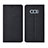 Handytasche Stand Schutzhülle Stoff H01 für Samsung Galaxy S10e Schwarz