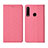 Handytasche Stand Schutzhülle Stoff H02 für Huawei P30 Lite New Edition Rosa