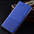 Handytasche Stand Schutzhülle Stoff H25P für Vivo iQOO 9 Pro 5G Blau